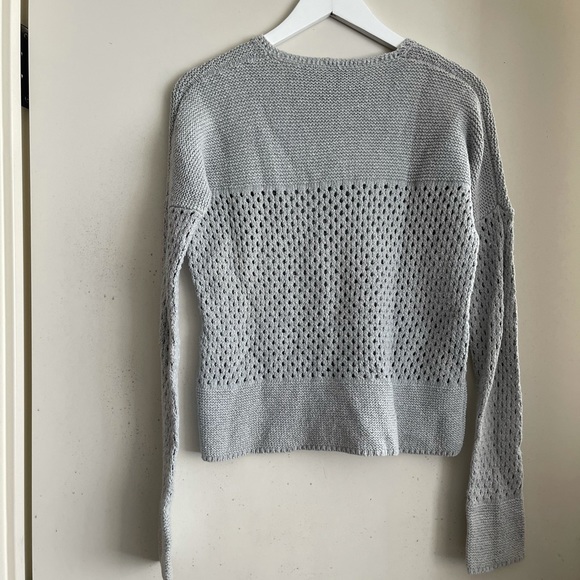 Theory Orsa Sweater in Fine Ocean - Picture 4 of 5